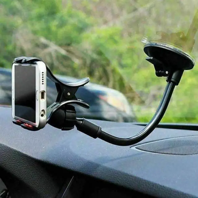 Alt view image 2 of 7 - 360° Car Windshield Mount Cradle Holder Stand For Mobile Cell Phone GPS iPhone x