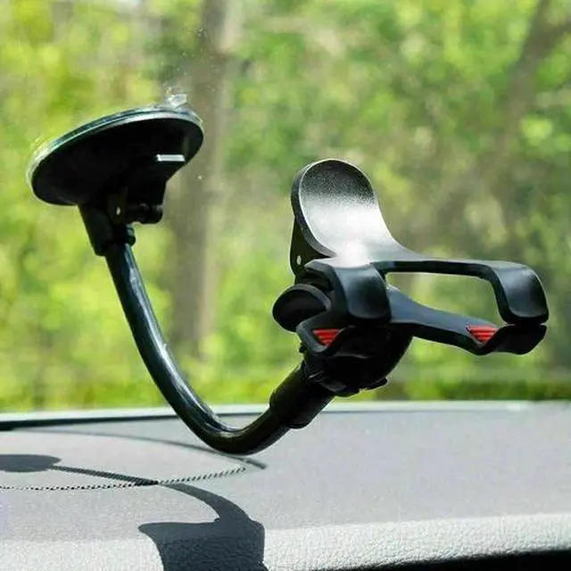 Alt view image 3 of 7 - 360° Car Windshield Mount Cradle Holder Stand For Mobile Cell Phone GPS iPhone x
