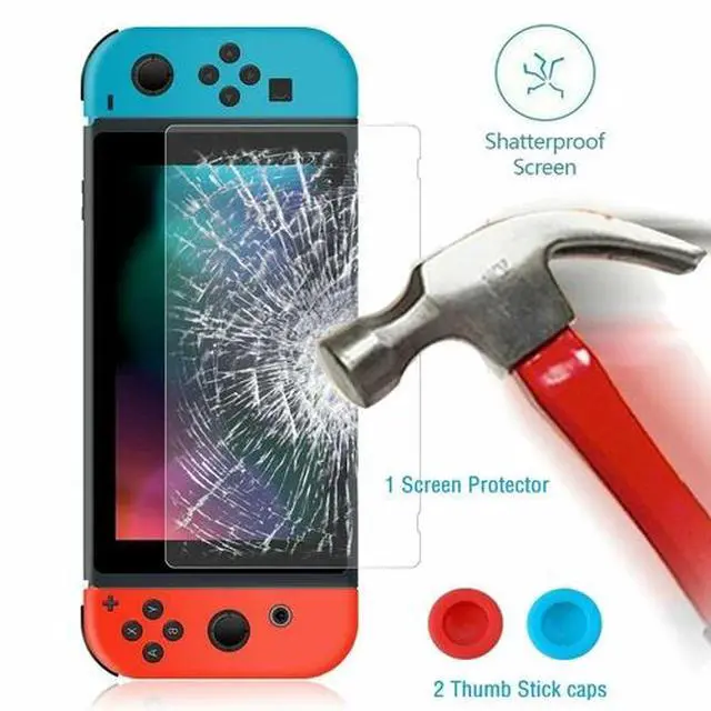 Alt view image 3 of 3 - Hybrid Case for Nintendo Switch Rugged Rubberized Snap on Hard Cover TPU