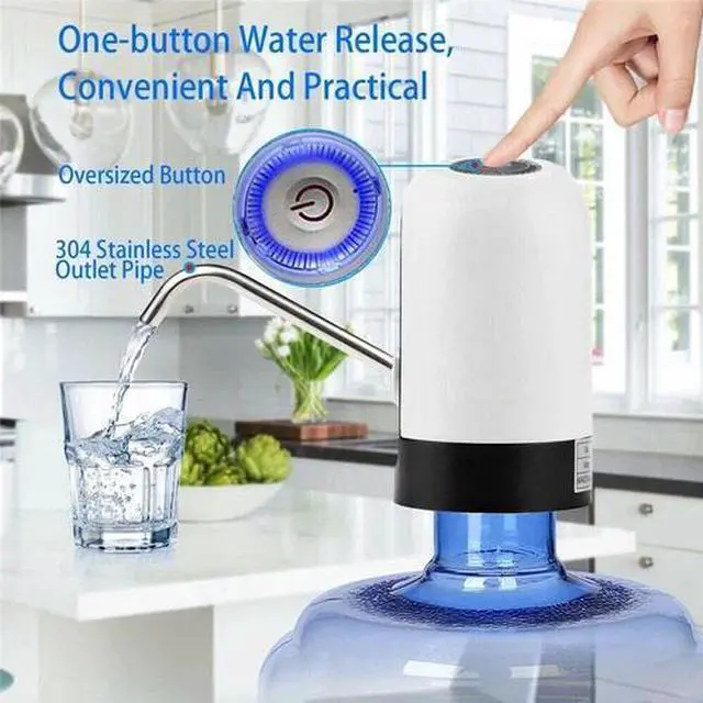 Alt view image 3 of 6 - Water Bottle Switch Pump Electric Automatic Universal Dispenser 5 Gallon USB New