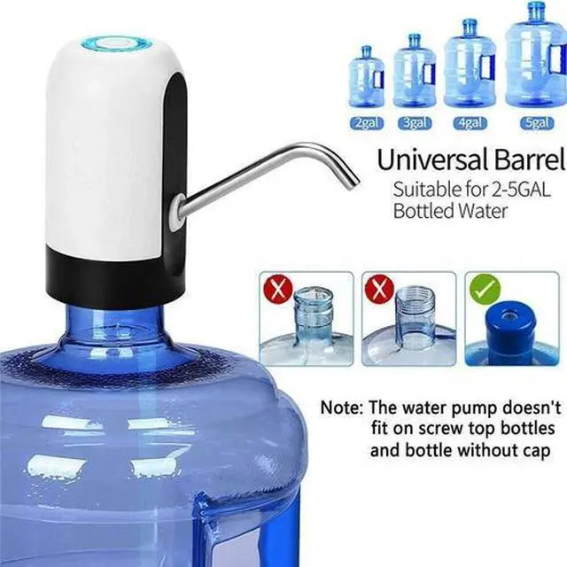 Alt view image 5 of 6 - Water Bottle Switch Pump Electric Automatic Universal Dispenser 5 Gallon USB New