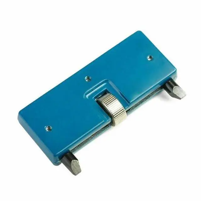 Alt view image 7 of 7 - Adjustable Rectangle Watch Back Case Cover Opener Remover Wrench Repair Kit Tool