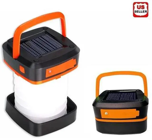 Main image of Solar Rechargeable LED Flashlight Power Camping Tent Light Torch Lantern Lamp US
