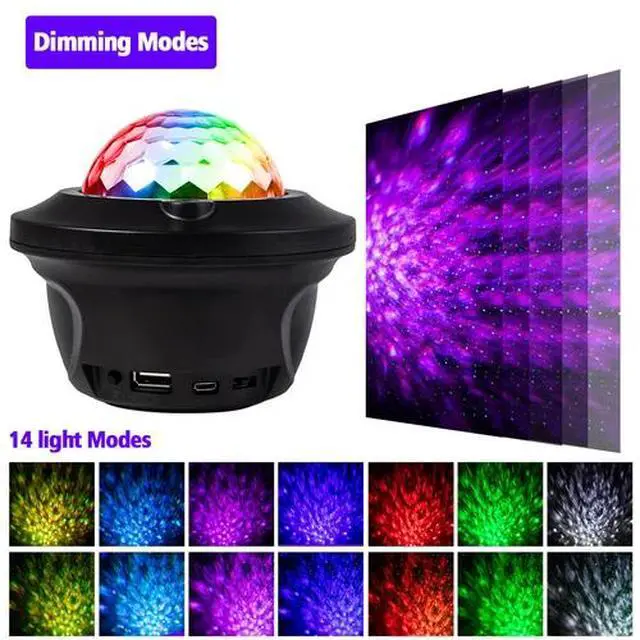 Alt view image 2 of 7 - Bluetooth Speaker RGB LED Stage Light Strobe Disco Party DJ Ball Lamp W/ Remote