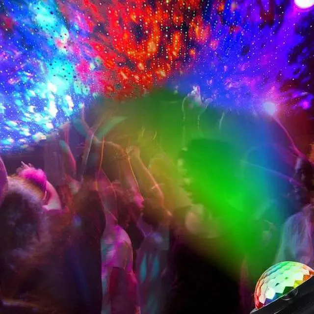 Alt view image 3 of 7 - Bluetooth Speaker RGB LED Stage Light Strobe Disco Party DJ Ball Lamp W/ Remote
