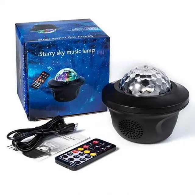 Alt view image 7 of 7 - Bluetooth Speaker RGB LED Stage Light Strobe Disco Party DJ Ball Lamp W/ Remote