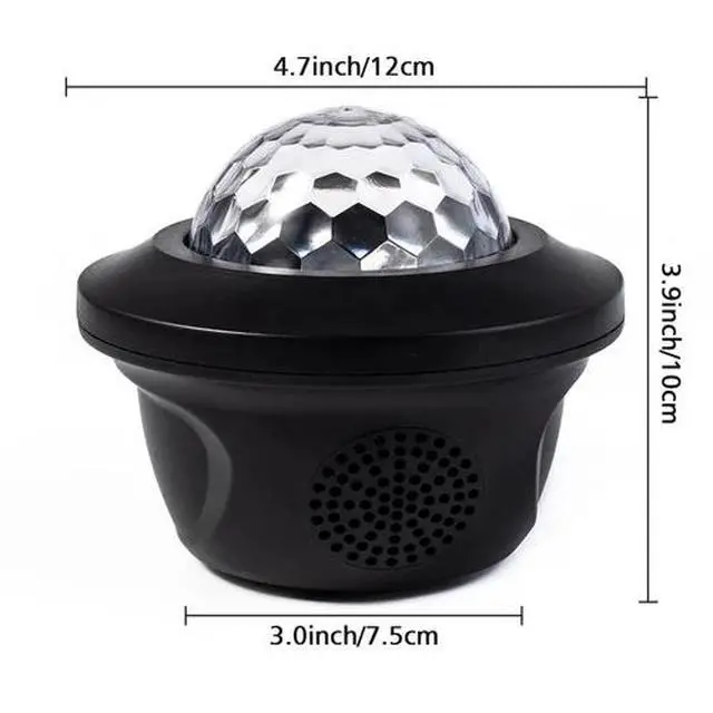 Alt view image 6 of 7 - Bluetooth Speaker RGB LED Stage Light Strobe Disco Party DJ Ball Lamp W/ Remote