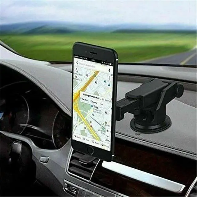 Alt view image 2 of 7 - Universal Magnetic Car Mount Holder Dash Windshield Suction Cup For Cell Phone