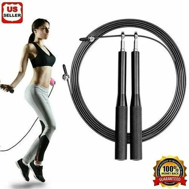 Main image of Jump Rope Crossfit Boxing Weighted Adult Ball Bearing Beaded Fitness Gym Speed