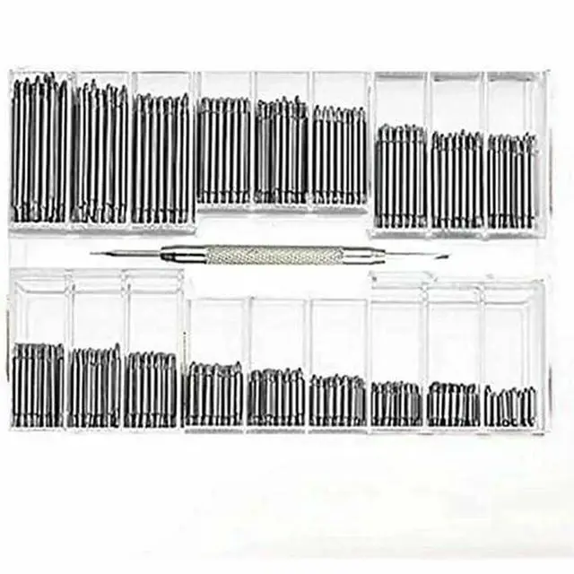 Alt view image 3 of 7 - 360pcs Watchmaker Watch Band Spring Bars Strap Link Pins Steel Repair Remove Kit