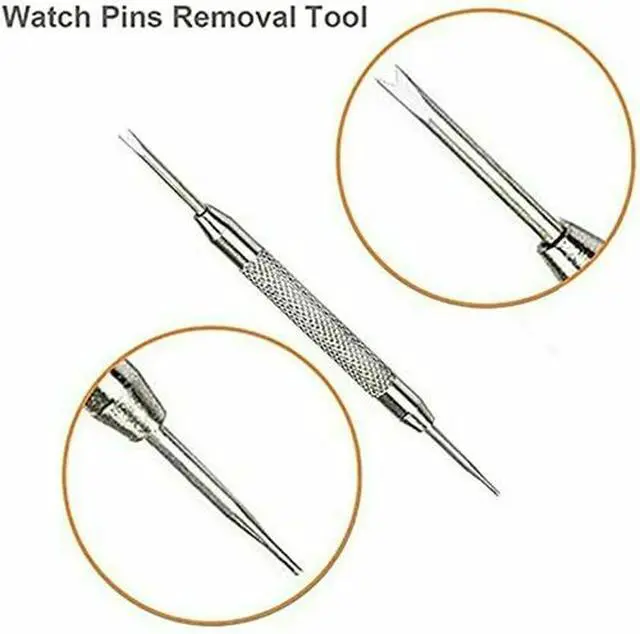 Alt view image 6 of 7 - 360pcs Watchmaker Watch Band Spring Bars Strap Link Pins Steel Repair Remove Kit