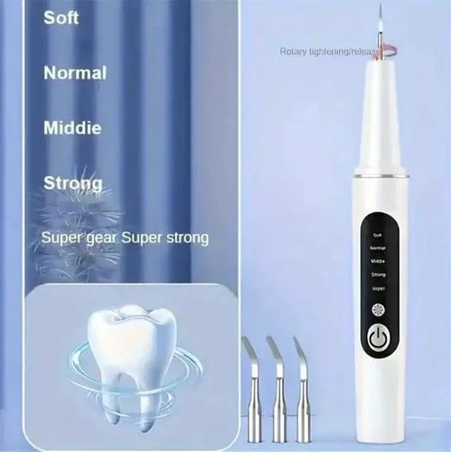 Alt view image 2 of 7 - Teeth Plaque Tartar Remover Dental Calculus Remover, Teeth Cleaning Kit 5 Speed