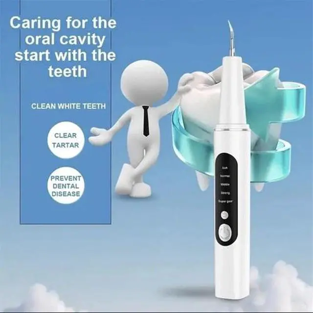 Alt view image 3 of 7 - Teeth Plaque Tartar Remover Dental Calculus Remover, Teeth Cleaning Kit 5 Speed
