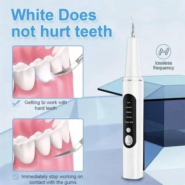 Alt view image 4 of 7 - Teeth Plaque Tartar Remover Dental Calculus Remover, Teeth Cleaning Kit 5 Speed