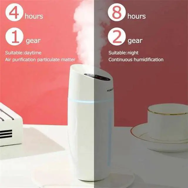 Alt view image 3 of 5 - Portable Mini Humidifier Car Home USB LED Lamp Aroma Nano Diffuser Mist Purifier