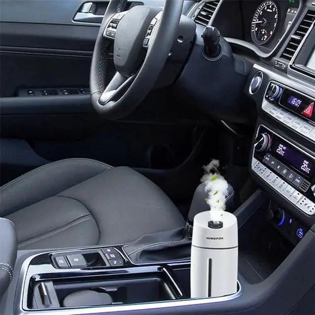 Alt view image 5 of 5 - Portable Mini Humidifier Car Home USB LED Lamp Aroma Nano Diffuser Mist Purifier