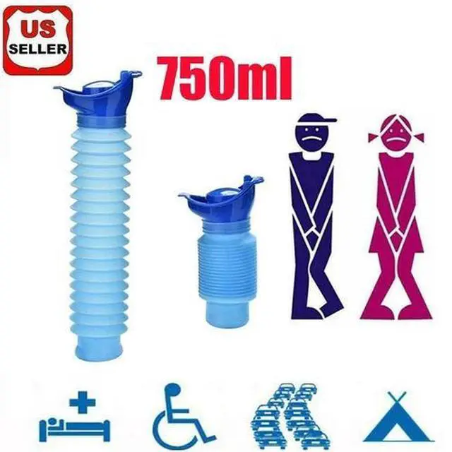 Main image of Male Female Portable Urinal Travel Camping Car Toilet Pee Bottle Emergency Kit