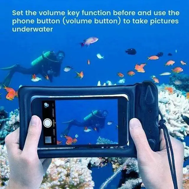 Alt view image 6 of 7 - Waterproof Floating Pouch Dry Bag Case Cover For iPhone Cell Phone Touchscreen