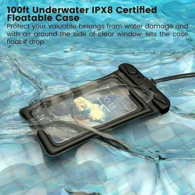 Alt view image 5 of 7 - Waterproof Floating Pouch Dry Bag Case Cover For iPhone Cell Phone Touchscreen