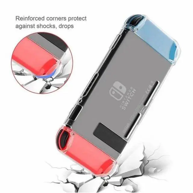 Alt view image 3 of 7 - Accessories Case Bag+Shell Cover+Charging Cable+Protector for Nintendo Switch