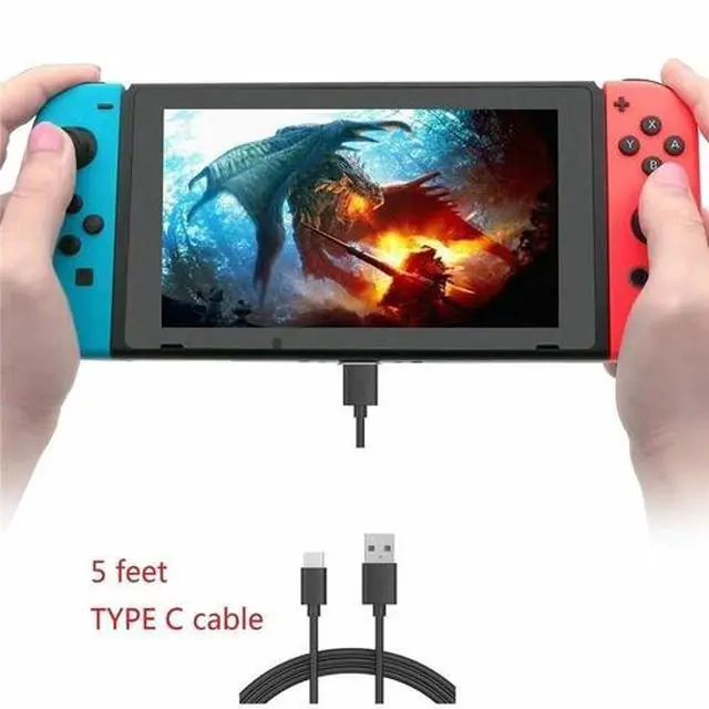 Alt view image 6 of 7 - Accessories Case Bag+Shell Cover+Charging Cable+Protector for Nintendo Switch