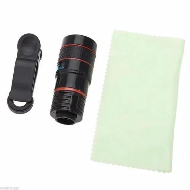Alt view image 5 of 7 - Universal 8X Zoom Lens Optical Clip Telephoto Telescope Cell Phone Camera Lens