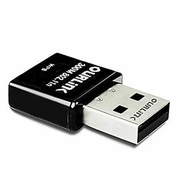 Alt view image 2 of 3 - 300Mbps USB Mini Nano Wireless WiFi LAN Network Receiver Card Adapter For PC USA
