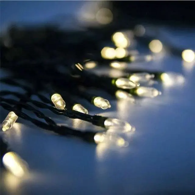 Alt view image 5 of 5 - Outdoor String Lights Christmas Lights Battery Operated String Lights 50 Led USA