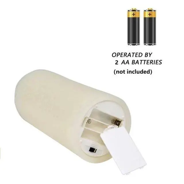 Alt view image 3 of 4 - 6x LED Flameless Candles Wax Pillar Battery Operated Candle Remote Control Timer
