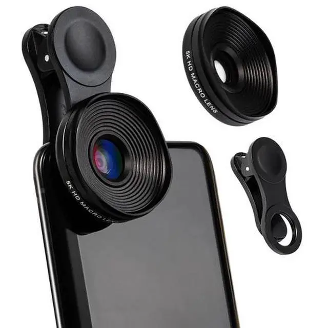 Main image of Professional 5K HD Phone Camera Photo Lens 20X Macro Lens Clip On Phone Kit Clip