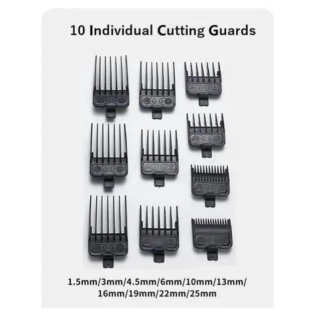 Alt view image 2 of 5 - Professional Hair Clippers Trimmer Mens Barber Hair Cutting kit Machine Cordless