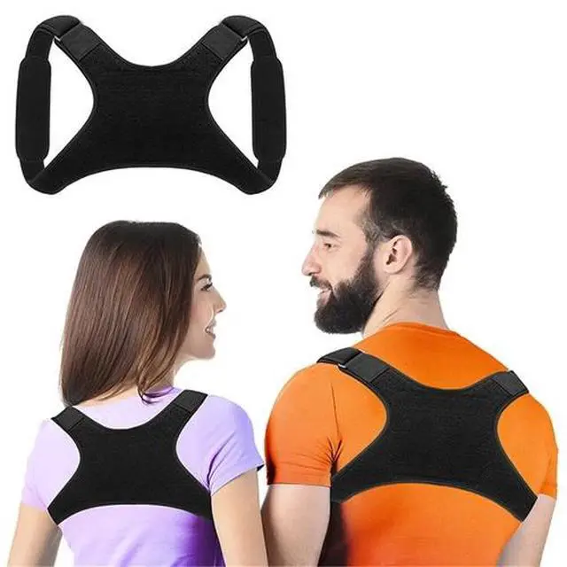 Alt view image 2 of 4 - Adjustable Posture Corrector Back Shoulder Support Correct Brace Belt Men Women