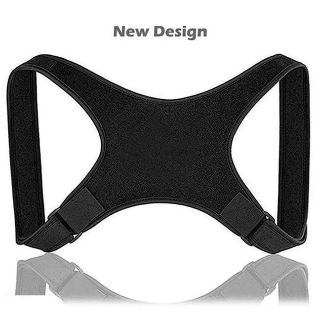 Alt view image 4 of 4 - Adjustable Posture Corrector Back Shoulder Support Correct Brace Belt Men Women