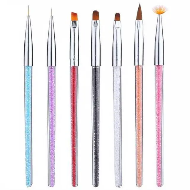 Alt view image 5 of 7 - 27 pcs Nail Art Gel Design Pen Painting Polish Brush Dotting Drawing Tools Set