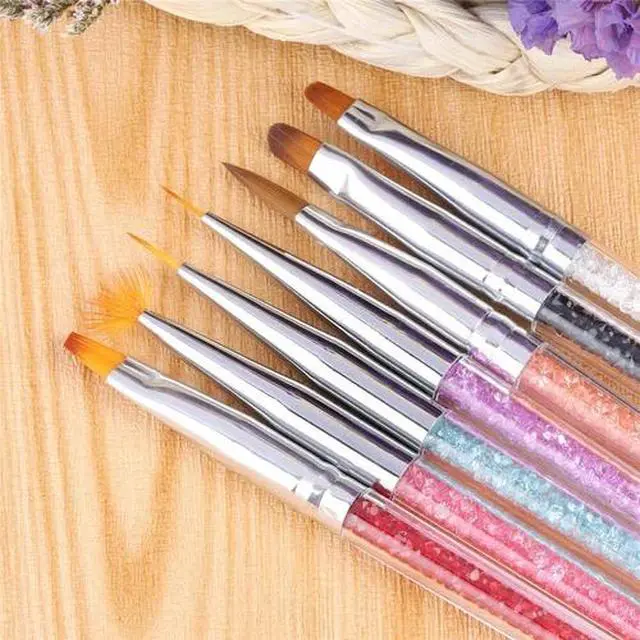 Alt view image 7 of 7 - 27 pcs Nail Art Gel Design Pen Painting Polish Brush Dotting Drawing Tools Set