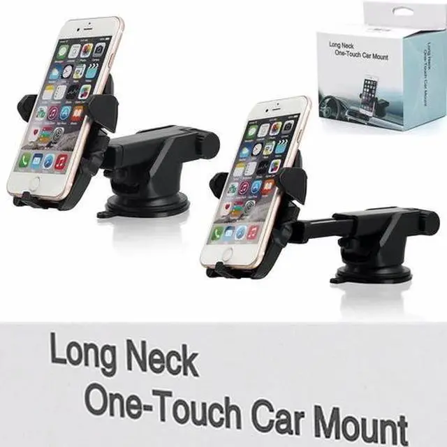 Alt view image 2 of 6 - Car Holder Windshield Mount Bracket for Mobile Cell Phone GPS iPhone Samsung