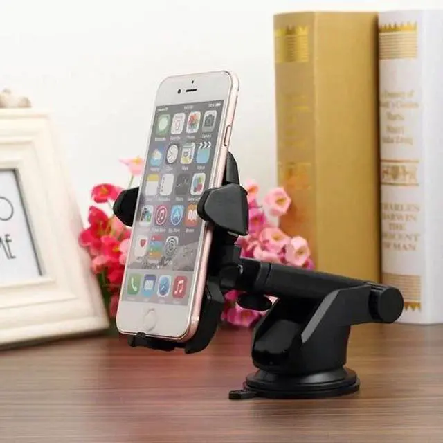 Alt view image 5 of 6 - Car Holder Windshield Mount Bracket for Mobile Cell Phone GPS iPhone Samsung