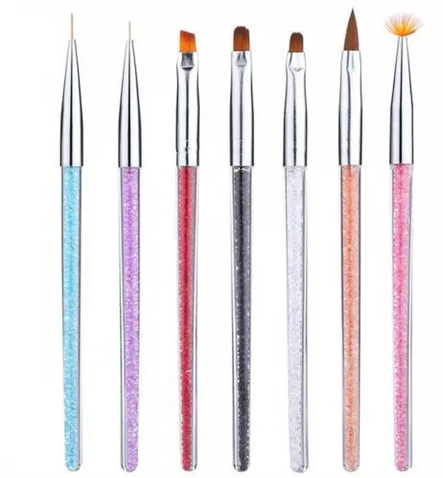 Alt view image 4 of 6 - 27 pcs Nail Art Design Set Dotting Painting Drawing Polish Brush Pen Tool kit US