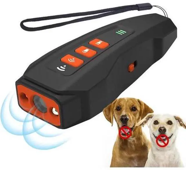 Main image of 3-in-1 Rechargable Ultrasonic Training Tool for Dogs Dog Bark Deterrent Device