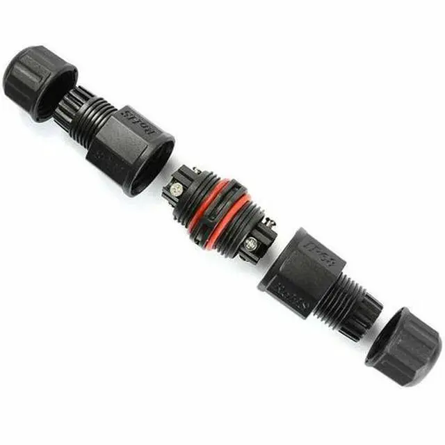 Alt view image 3 of 6 - 2PK Junction Box Waterproof IP68 Electric Cable Wire Plug Connector Protection
