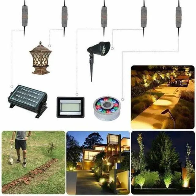 Alt view image 6 of 6 - 2PK Junction Box Waterproof IP68 Electric Cable Wire Plug Connector Protection