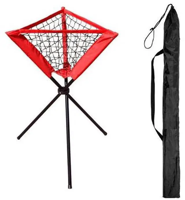 Main image of New Baseball Caddy Softball Batting Practice Portable Holder Tripod w/ Carry Bag