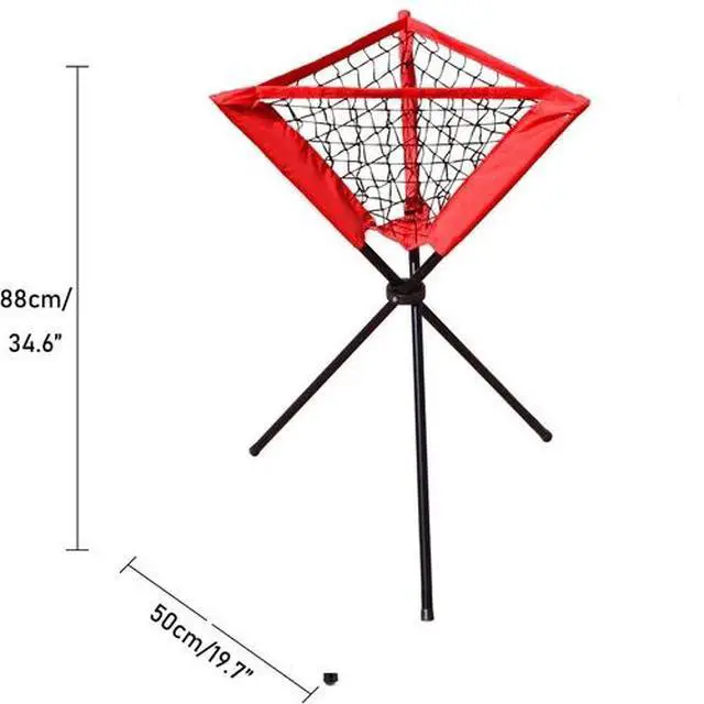 Alt view image 4 of 4 - New Baseball Caddy Softball Batting Practice Portable Holder Tripod w/ Carry Bag