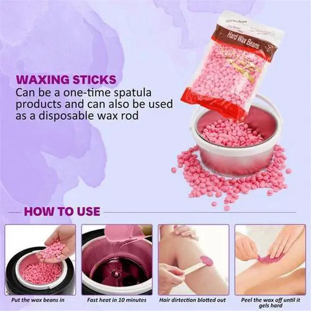Alt view image 5 of 7 - Professional Wax Warmer Heater Hair Removal Depilatory Home Waxing Kit Beans USA