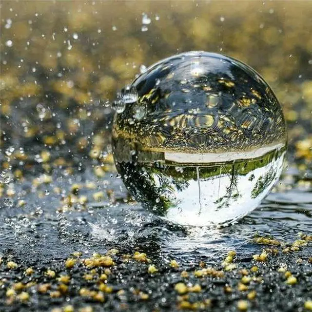 Alt view image 2 of 3 - 60mm Photography Crystal Ball Sphere Decoration Lens Photo Prop Lensball Clear