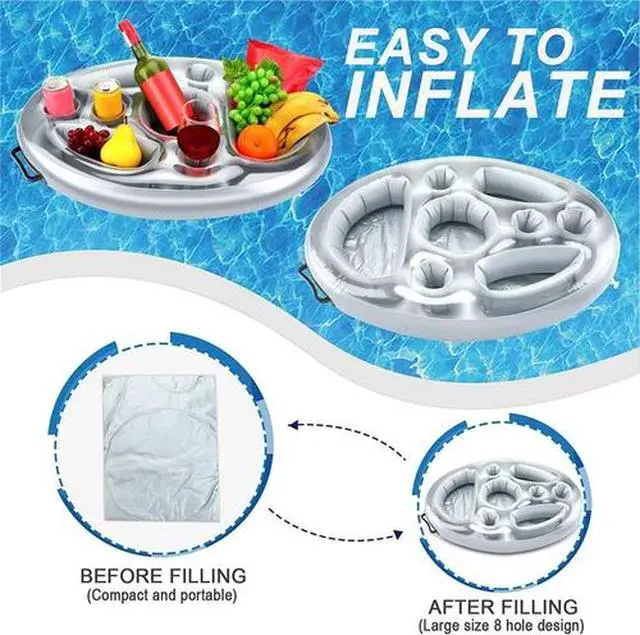 Alt view image 3 of 5 - Party Decoration Bar Coasters Swimming Pool Accessories for Beach Spa Relaxation