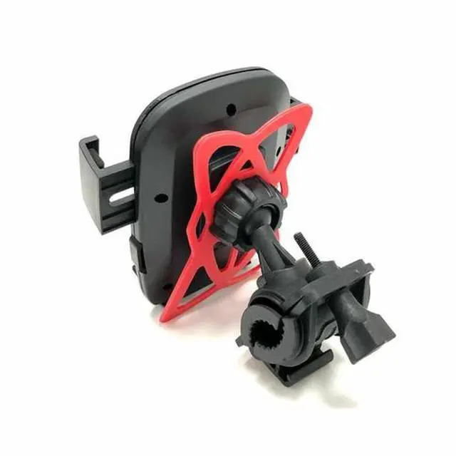 Alt view image 4 of 7 - Cell Phone Silicone Mount Holder GPS Motorcycle MTB Bike Bicycle 360 Rotation
