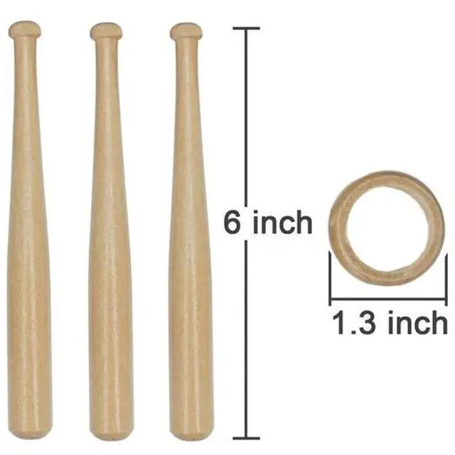 Alt view image 2 of 3 - Baseball Wood Stand Baseball Stand Holder Wooden Base Ball Stand Display Holder