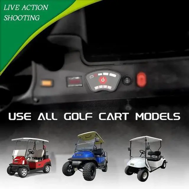 Alt view image 5 of 7 - Golf Cart 36V-48V Keyless Ignition Switch Fits For E-Z-GO Club Car Yamaha