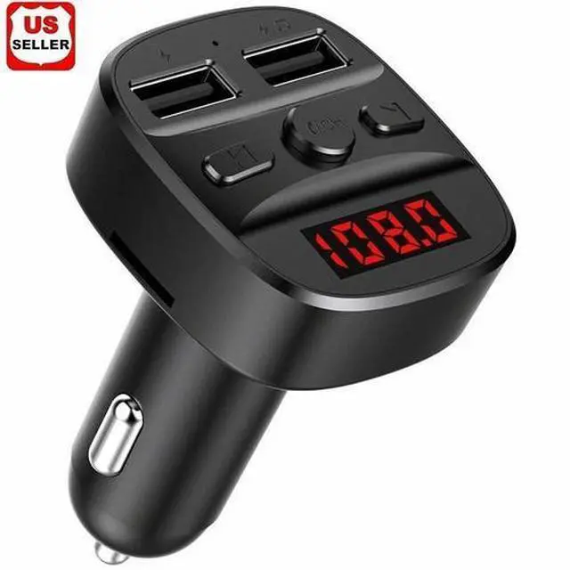 Main image of Dual USB Charger Car Kit Bluetooth 5.0 Handsfree FM Radio Transmitter MP3 Player